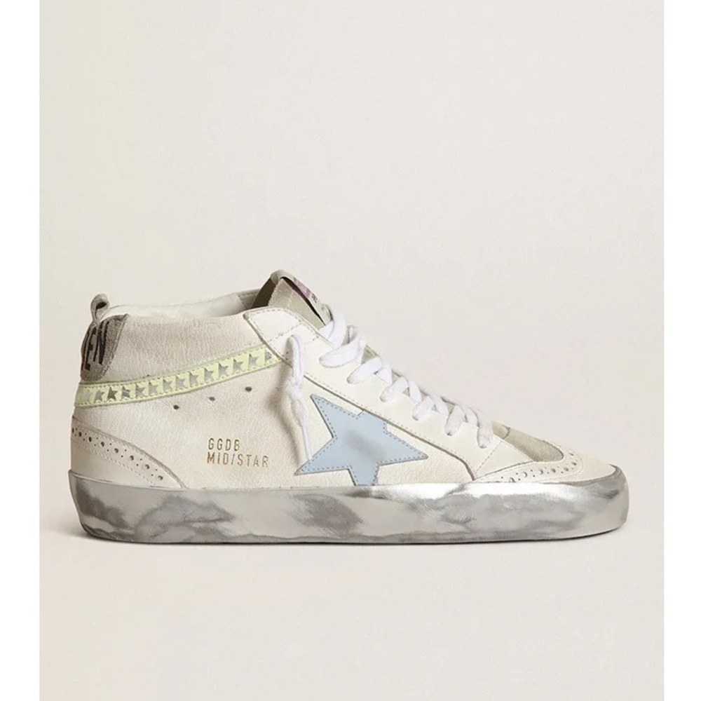 Golden Goose Silver Midstar Sz 37